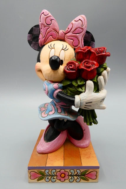 Jim Mini Mouse DISNEY TRADITIONS JIM Shore Minnie Mouse ‘La Vie En Rose’ Figurine ...