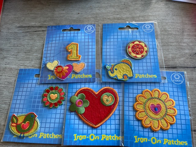 5 Packs Iron On Patches