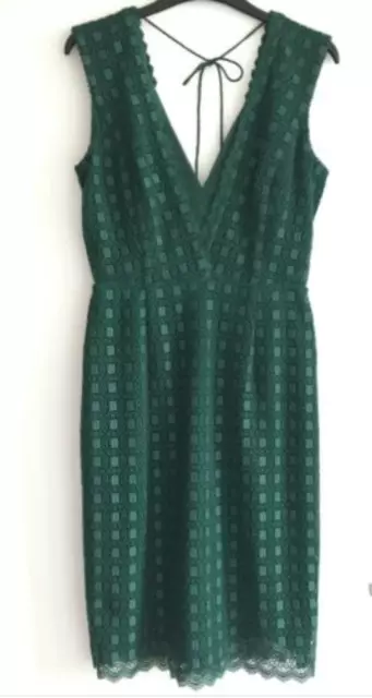 Reiss Eris green lace dress size 6 VGC - worn once 3