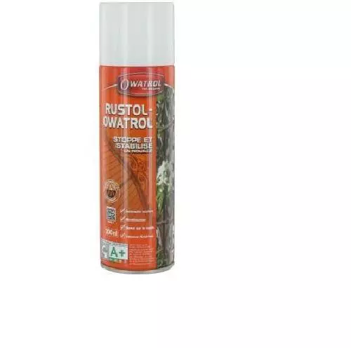 ANTIROUILLE INCOLORE RUSTOL OWATROL Aérosol 300ML