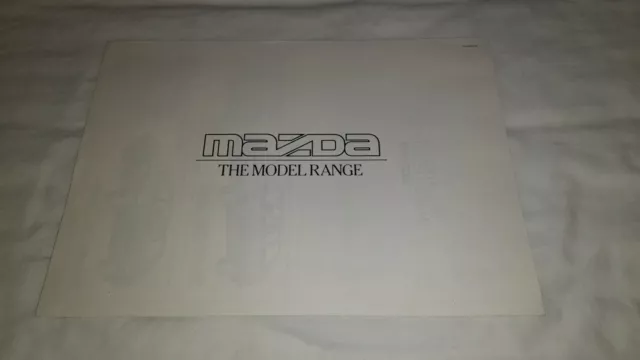 Mazda The Model Range Brochure 323 626 929 B2000 E2000