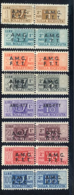 Italy 1947-49 Amg-Ftt Trieste Set Of Parcels, Postage Due, Stamps