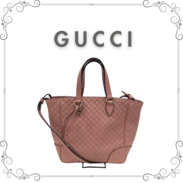GUCCI Gucci 2-way hand shoulder bag Guccissima pink