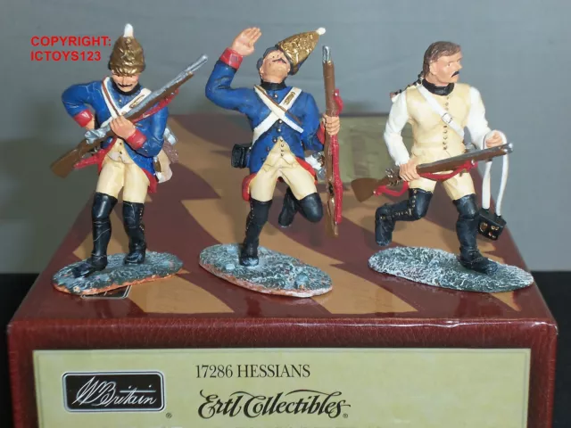 Britains 17286 German Hessians American Revolution Metal Toy Soldier Figure Set