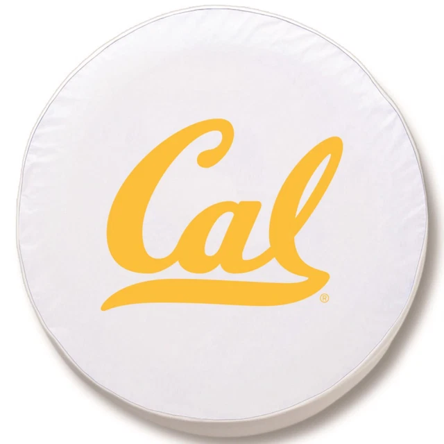 Holland Bar Stool Tire Cover With White Vinyl Finish TCCCal-UnWT
