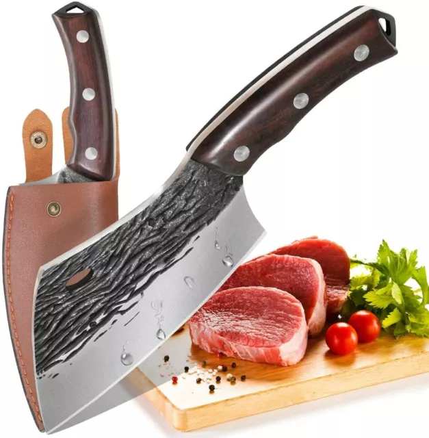 6inch Boning Knife Kitchen Knife Fishing Hunting Knife Full Tang Meat Cleaver