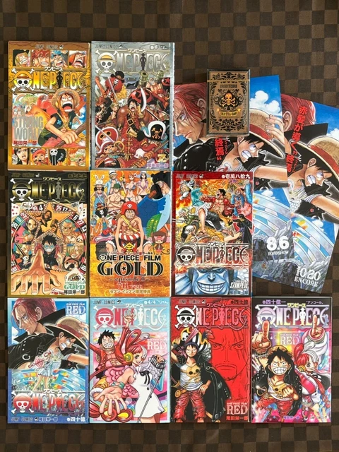 One Piece Film Vol.0, 7-11Ver.Gold, 777, 1000, 10089 Theater Limited Book  Movie