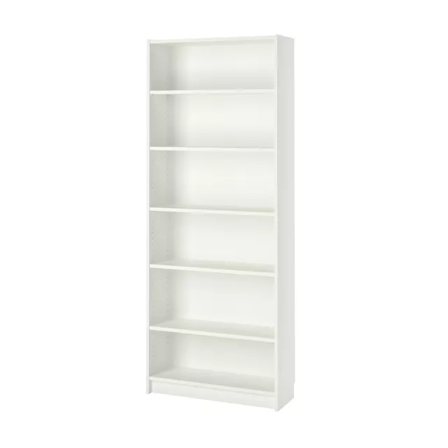 IKEA KALLAX estantería efecto roble tinte blanco (42x39x147 cm) 4 estantes
