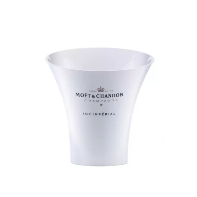 Moet & Chandon CHAMPAGNERKÜHLER Champagnerkübel Eiskübel Weiß B-WARE MÄNGEL