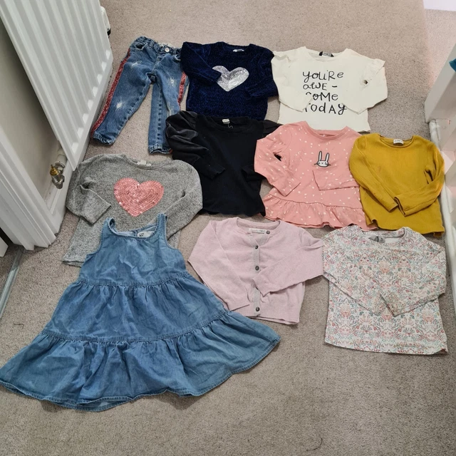 girls bundle tops 2-3 years vgc
