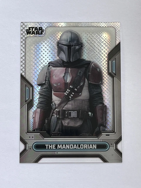 2023 Topps Star Wars High Tek NYCC Exclusive The Mandalorian Din Djarin Clear