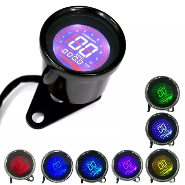 Universal Motorrad Tachometer Hintergrundbeleuchtung LCD Digital Tachometer