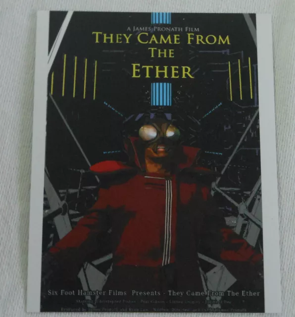 2014 They Came Von Die Ether Film Promo Karte ~ Signiert Brad Greer,Alien Master