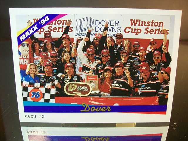 DALE EARNHARDT #3 GM Goodwrench Maxx Race Cards 1993 Card #219 Dover