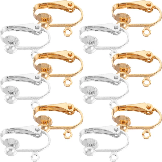 36 Pcs Ohrclips Clip-On-Ohrring-Konverter Auf Der Rückseite Ohrringe Metall