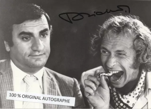PIERRE RICHARD : Signed Actor World - Autographe Original /  Belle Photo Presse.