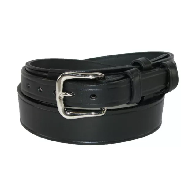 New Boston Leather Men's Heavy Duty Leather Ranger Work Belt