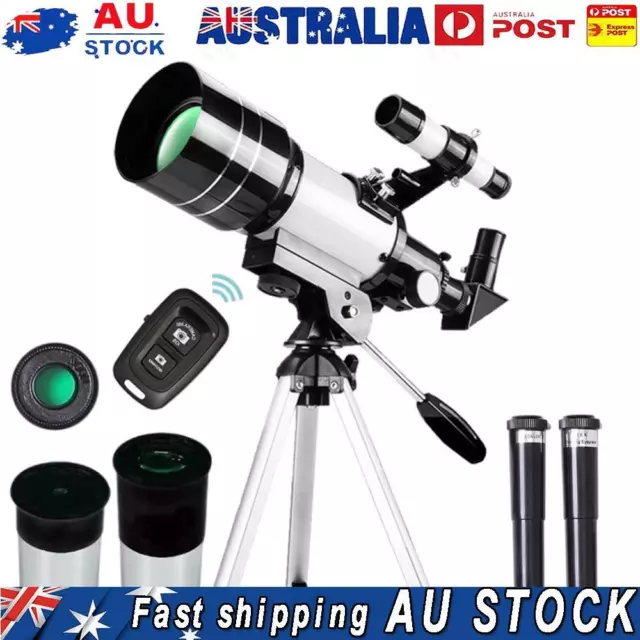 Durable Travel Telescope 70mm Aperture Refractor Astronomy Beginners Gifts