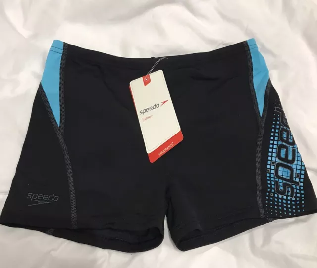 Speedo Boys Endurance Black Swimming Trunks age 14  B203