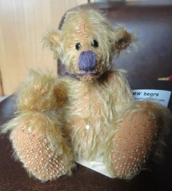 GAVI handmade OOAK mohair bear grom smoke free house