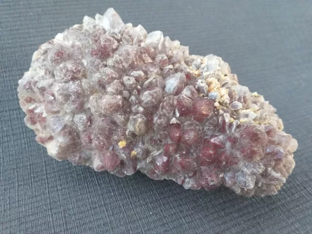 Quartz hématoïde, Saône et Loire, Mineraux France