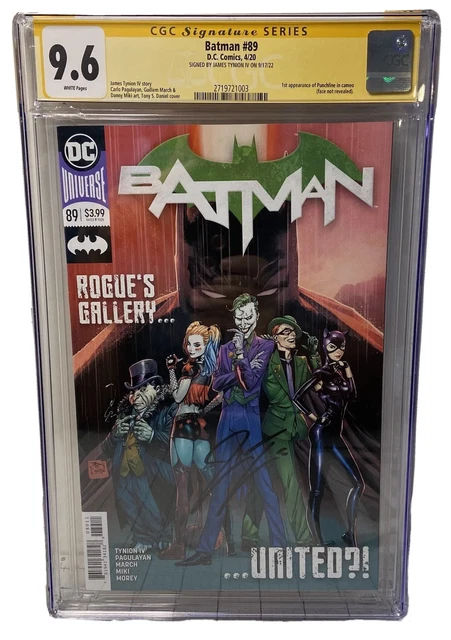 Batman 89 Cgc Ss 9.6 Nm+ 1St Print 1St Punchline Huge 🔑 James Tynion Iv Sig ✍️