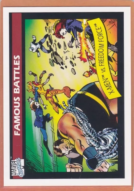1990 Impel Marvel Universe Series 1 X-Men Vs Freedom Force #118 Nm *A1314