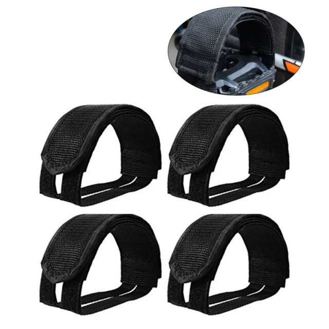 Sangles De Pédale Vélo Garneck, Double Fonction, Cages à Pieds Pour Vélo D'appartement Ou Enfant