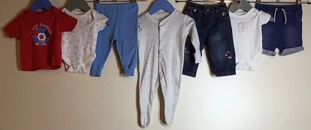 Pacchetto di abbigliamento bambini età 0-3 mesi Tesco Mamas&Papas TU