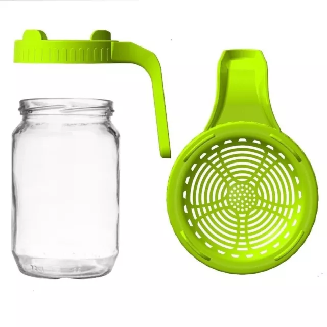 Wide Mouth Plastic Cover PP Food Grade Sprout Cap New Mason Jar