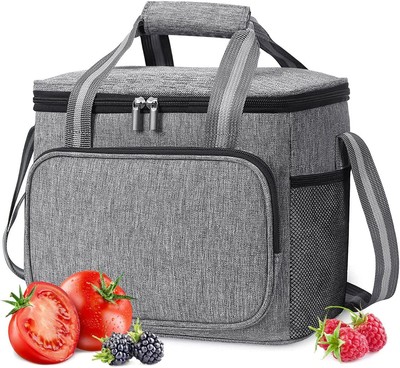 al Lavoro in Viaggio Perfetta per Trasportare Alimenti di Adulti e Bambini a Scuola ALACRIS Borsa Termica Porta Pranzo 15L Grande Capacità per il Pic-nic Manutenzione di Freddo e Caldo 