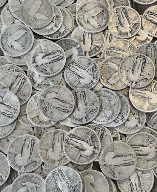 Standing Liberty Quarters - 90% Silver - Full Readable Dates - Choose How Many!