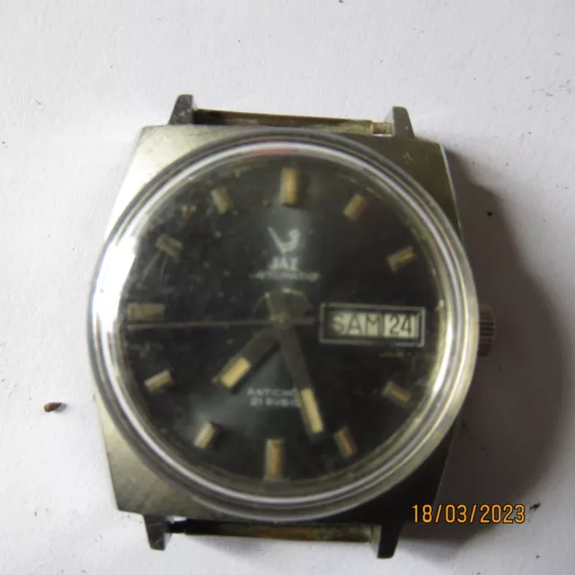 Montre Jaz automatique, fonctionne