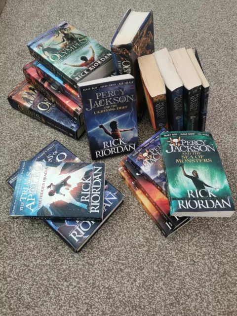 Rick Riordan Book Bundle - 16 Books - Percy Jackson, Magnus Chase, etc