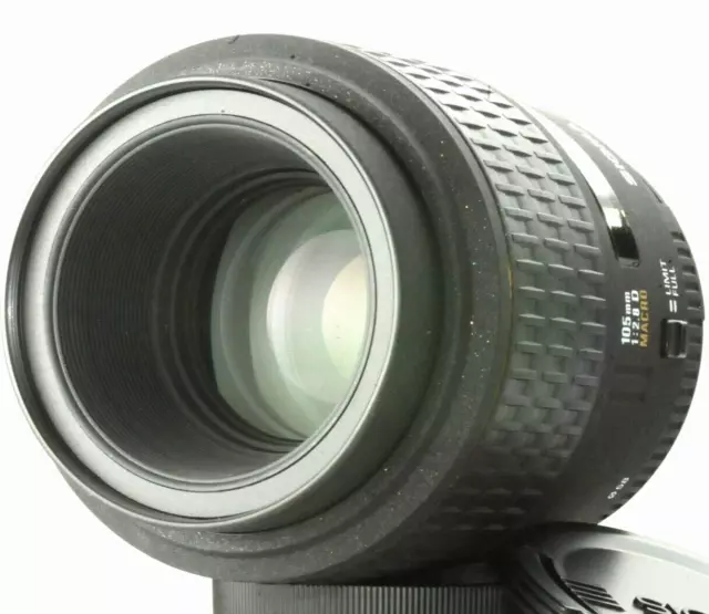 Near MINT Sigma EX 105mm F/2.8 D AF Macro Lens For Nikon w/caps From Japan FedEx