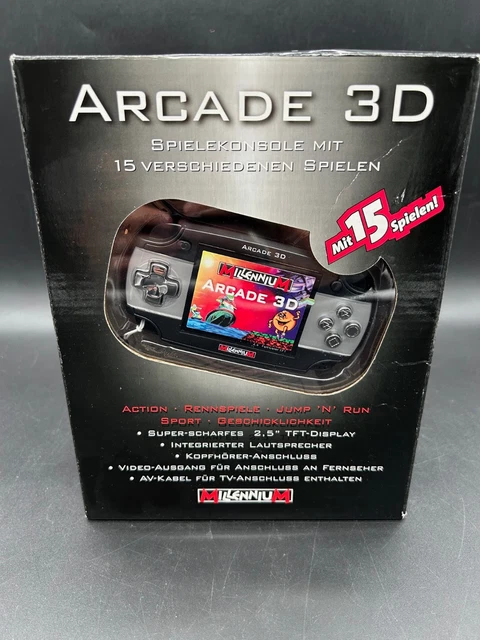 Millennium M409 Console Portable Arcade 202 Jeux - Écran Couleur 2.8" - Idéal Enfants 6+
