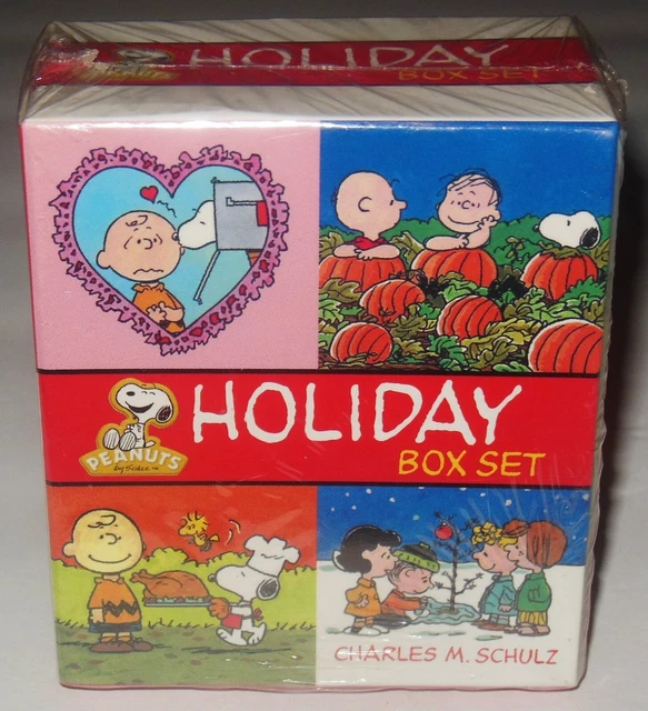 PEANUTS HOLIDAY MINI Books Box set Charlie Brown & Snoopy & Charles M