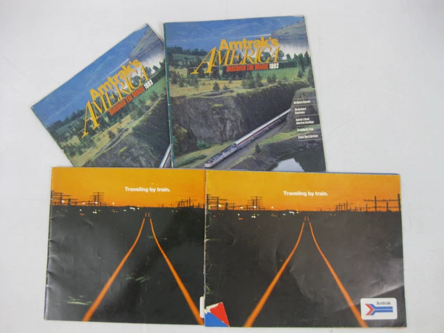 Train / Railroad Memorabilia - 1993 Amtrak Promotional Flyers G/VG