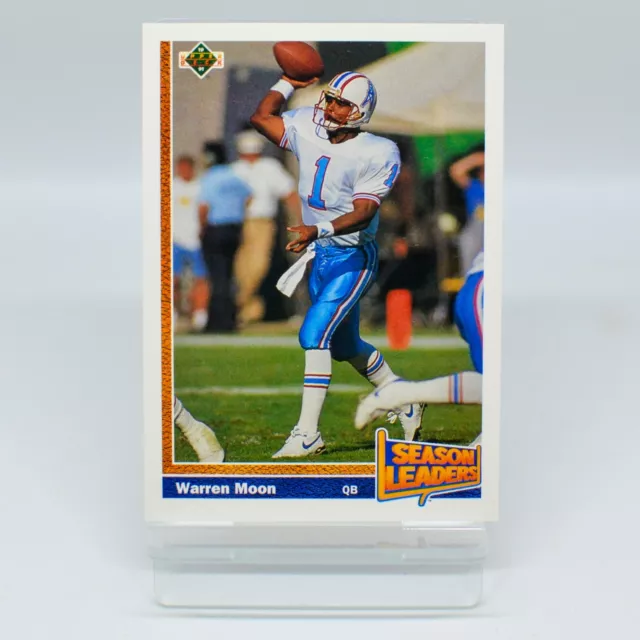 Warren Moon Houston Oilers #403 Season Leaders Upper Deck 1991