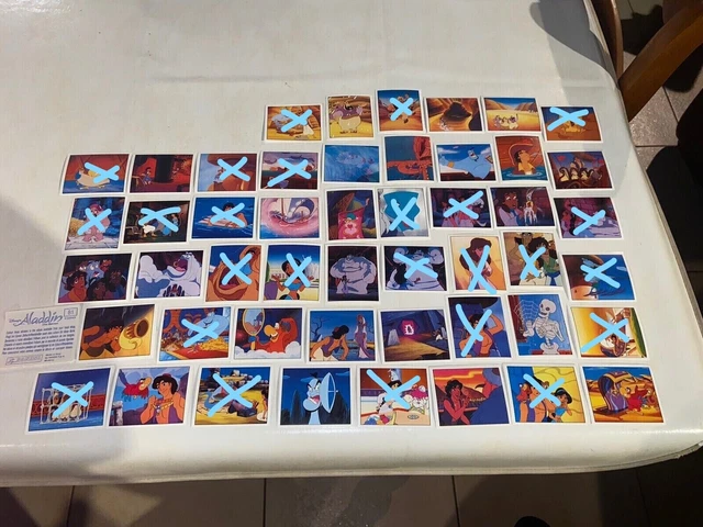 1995 DISNEY 95 PICTURE PANINI STICKER ALADDIN THE SERIES 1 CHOICE ...