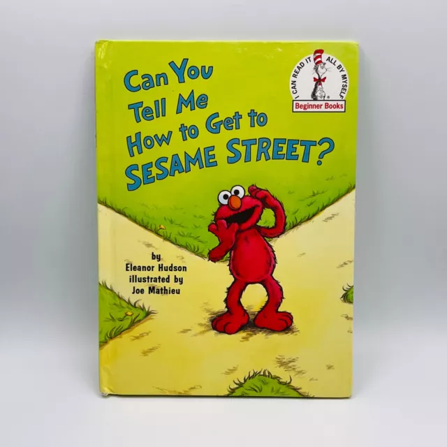 CAN YOU TELL Me How to Get to Sesame Street? Hardcover Book Beginner Dr ...