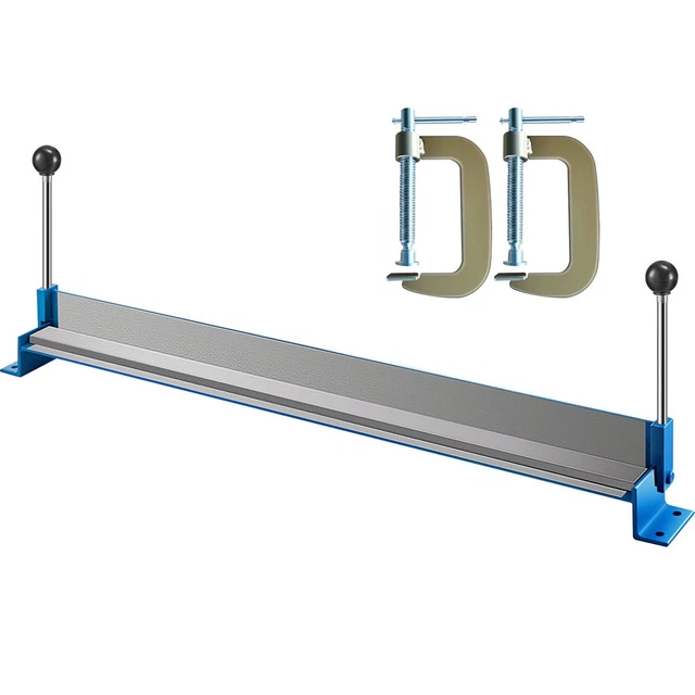 Sheet Metal Brake 36In Metal Bender Brake 910Mm Length Portable Metal Bender 0-9