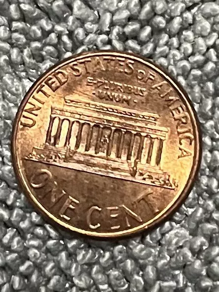 2000 DDR Doubled Die Reverse Lincoln Memorial Cent Penny 1C