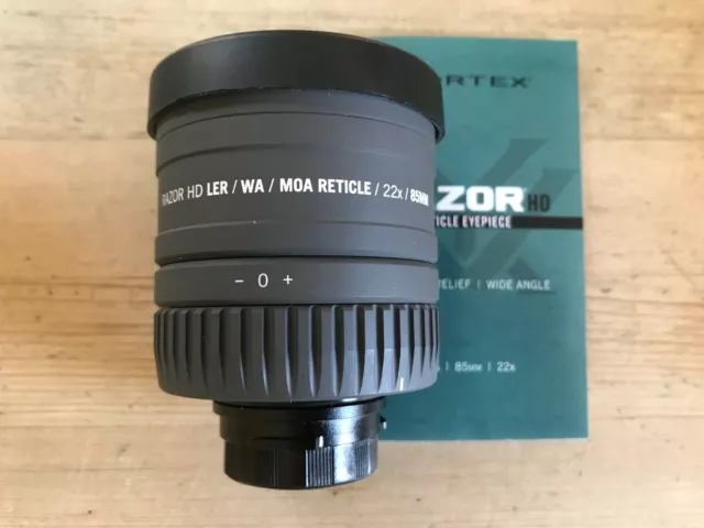Vortex Razor HD MOA RS-85REA 85 mm 22x ocular en embalaje original np 499 € excelente 🙂