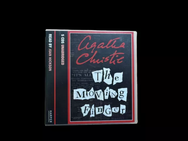Agatha Christie THE MOVING FINGER Unabridged Audio Book Miss Marple CD