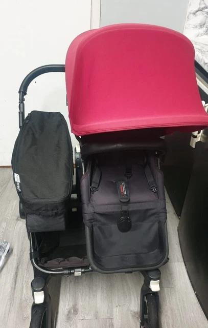 Bugaboo Burro 2 dúo con rojo rubí