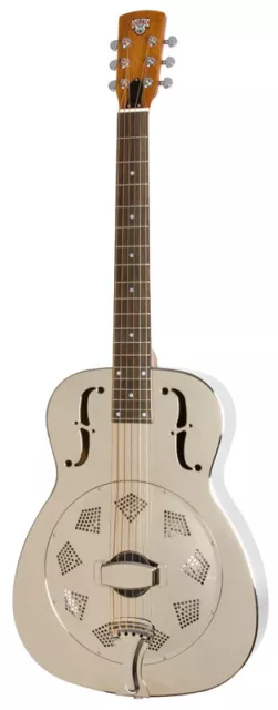 Guitarra resonadora de cuerpo metálico Epiphone Dobro Hound Dog M-14 (NUEVA)