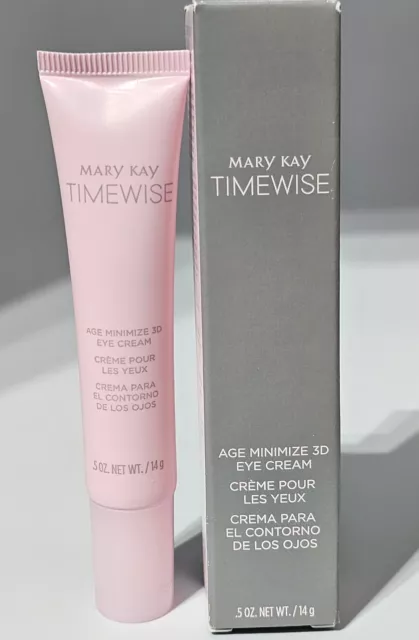 MARY KAY TimeWise Age Minimize 3D EYE CREAM 0.5 oz, New in Box