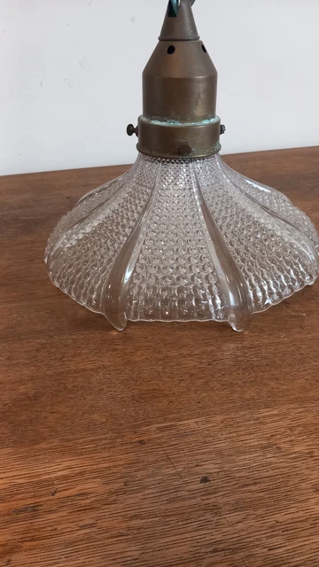Vitrine Miniature En Verre Ciselé - Décor Oiseau Laiton - Fermoir - Occasion Bon état