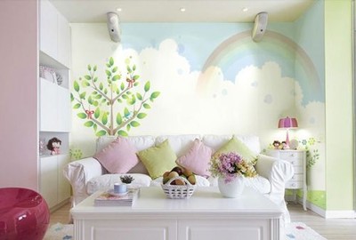 eBay 3D Arc-En-Arbre 5 Photo Papier Peint en Autocollant Murale Plafond Chambre Art 
